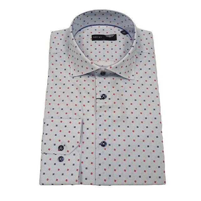 LIGHT BLUE HORST FLORAL DRESS SHIRT