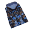 Sugar Short Sleeve Floral Dress Shirt - Essence - Indigo