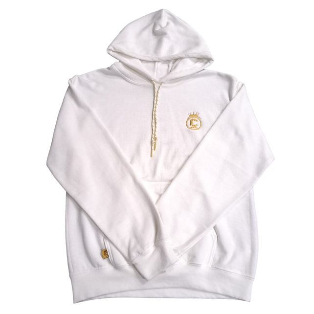 CC APPAREL PULLOVER HOODIE - White CC APPAREL PULLOVER HOODIE - White