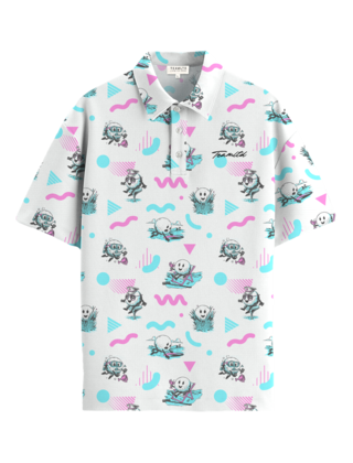 TEAMLTD Par-Tee Polo - Mulligan White