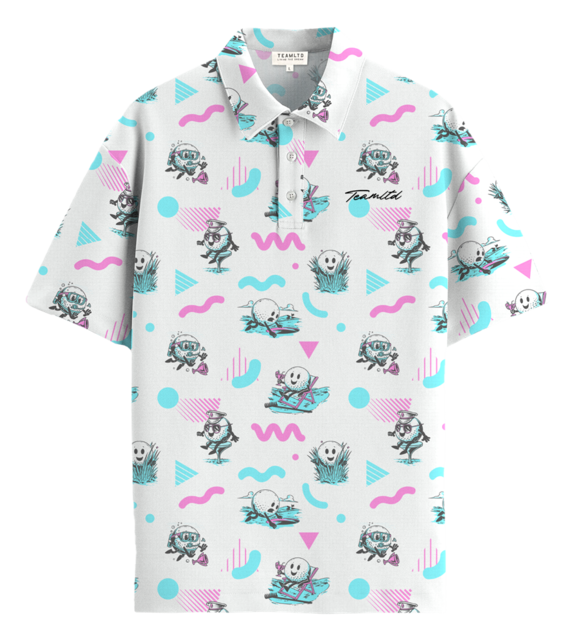 TEAMLTD Par-Tee Polo - Mulligan White