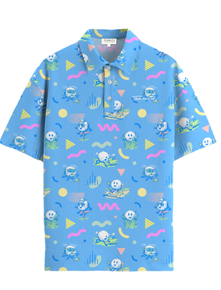 TEAMLTD Par-Tee Polo - Mulligan Blue