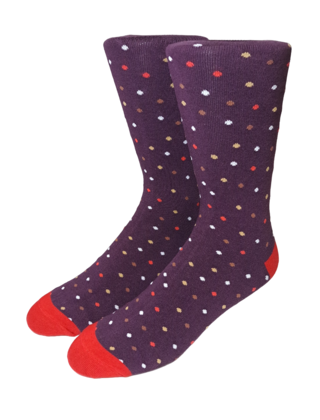 Eldorado Dot Pattern  Socks - Style S30