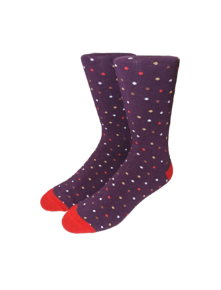 Eldorado Dot Pattern  Socks - Style S30