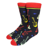 Eldorado Guitar Pattern  Socks - Style S23 Eldorado Guitar Pattern  Socks - Style S23