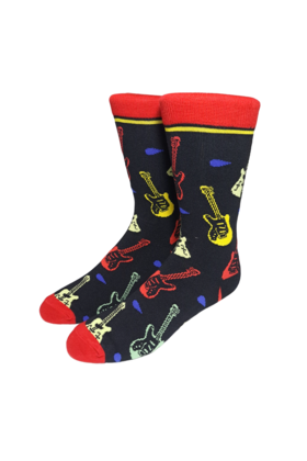 Eldorado Guitar Pattern  Socks - Style S23