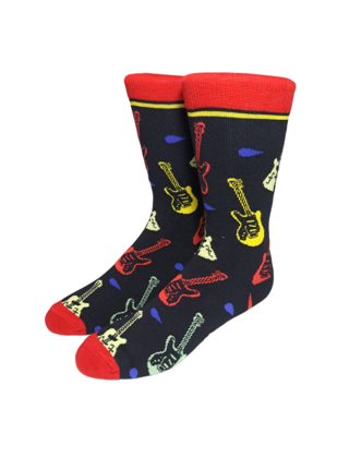 Eldorado Guitar Pattern  Socks - Style S23