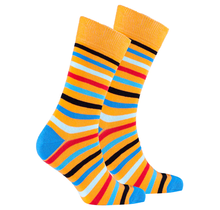 Socks N Socks Men's  Stripe Crew Socks