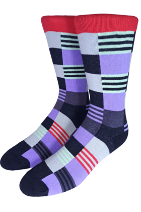 Dicapri Pattern Socks - Retro Grey