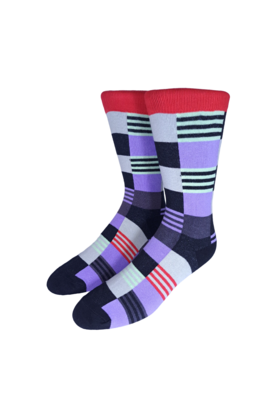 Dicapri Pattern Socks - Retro Grey