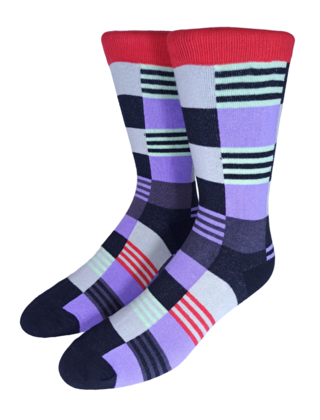 Dicapri Pattern Socks - Retro Grey