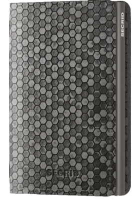 SECRID - Slimwallet - Hexagon Grey