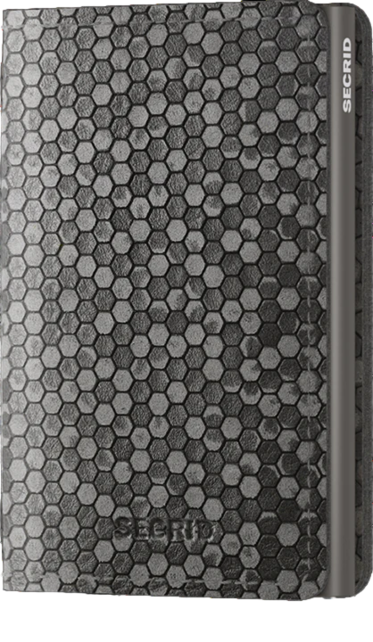 SECRID - Slimwallet - Hexagon Grey