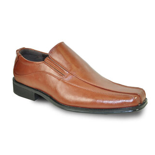 Bravo Slip On Dress Shoes - Brown