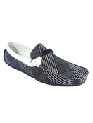 Avellino Plaid Loafer - Black/White