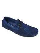 Avellino Plaid Loafer - Navy
