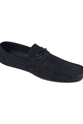 Avellino Houndstooth Loafer - Black