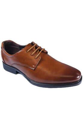 Avellino Boys Plain Toe Oxford - Cognac