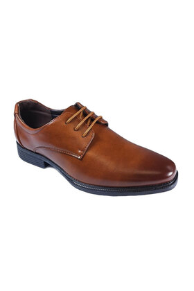 Avellino Boys Plain Toe Oxford - Cognac