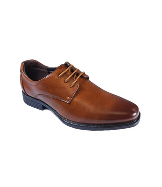Avellino Boys Plain Toe Oxford - Cognac