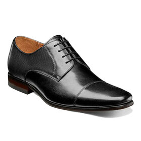 Florsheim Postino Cap Toe Oxford - Black