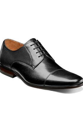 Florsheim Postino Cap Toe Oxford - Black