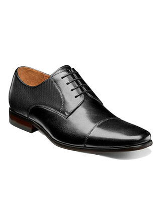 Florsheim Postino Cap Toe Oxford - Black