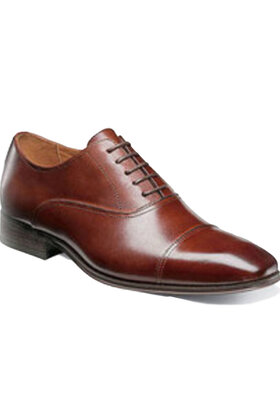 Florsheim Postino Cap Toe Oxford - Cognac
