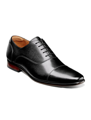 Florsheim Postino Cap Toe Balmoral Oxford - Black
