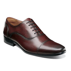 Florsheim Postino Cap Toe Balmoral Oxford - Wine