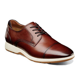 Florsheim Transit Cap Toe Oxford - Cognac