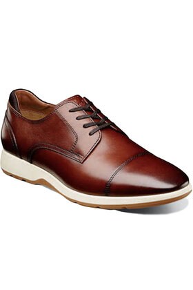 Florsheim Transit Cap Toe Oxford - Cognac
