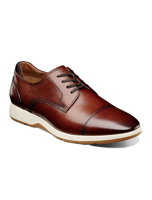 Florsheim Transit Cap Toe Oxford - Cognac