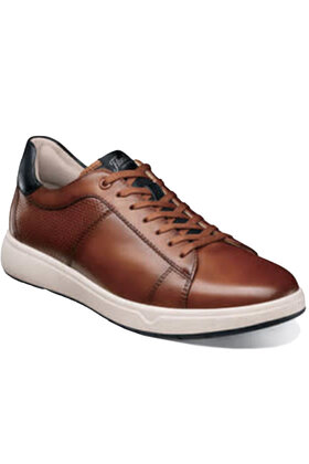 Florsheim Heist Lace To Toe Sneaker - Cognac