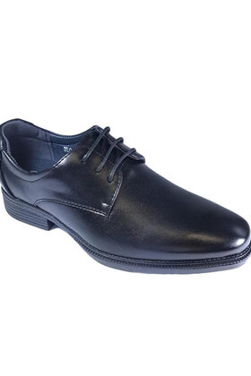 Avellino Boys Plain Toe Oxford - Black