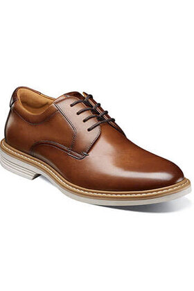 Florsheim Norwalk Plain Toe Oxford - Cognac Multi