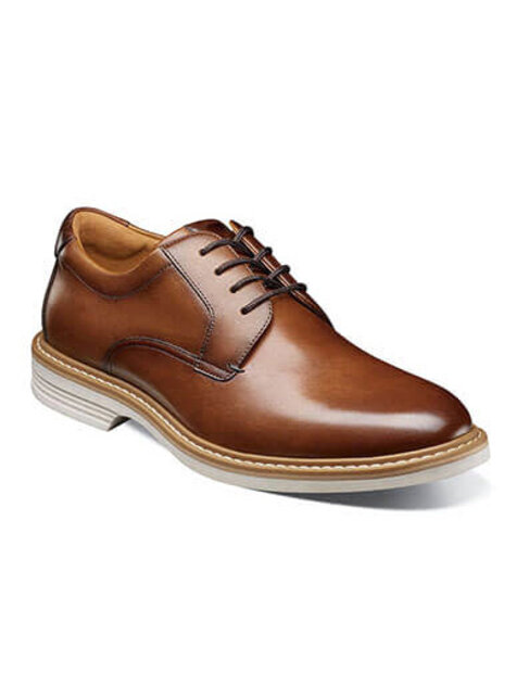 Florsheim Norwalk Plain Toe Oxford - Cognac Multi
