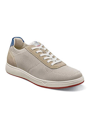 Florsheim Heist Knit 6-Eye Lace Toe Sneaker - Ice