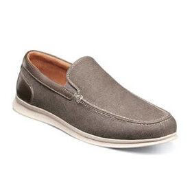 Florsheim Montigo Canvas Moc Toe Venetian Loafer - Grey