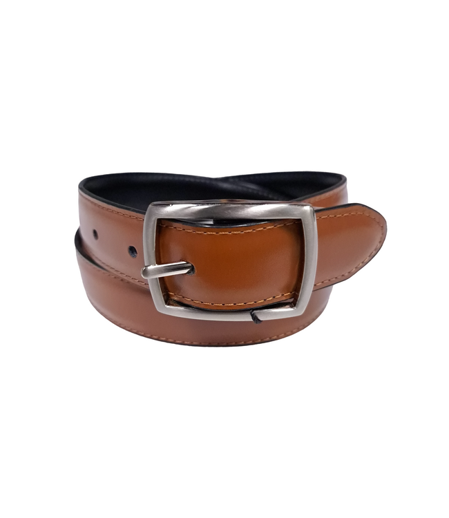 Florsheim Florsheim Boy's Reversable Leather Belt - Black / Cognac
