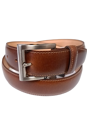 BUFFALO GRAIN LEATHER BELT