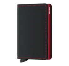 SECRID - Slimwallet - Matte Black & Red