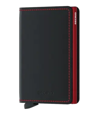 Secrid SECRID - Slimwallet - Matte Black & Red