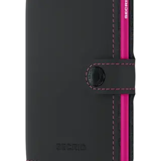 SECRID - Miniwallet - Matte  Black & Fuchsia