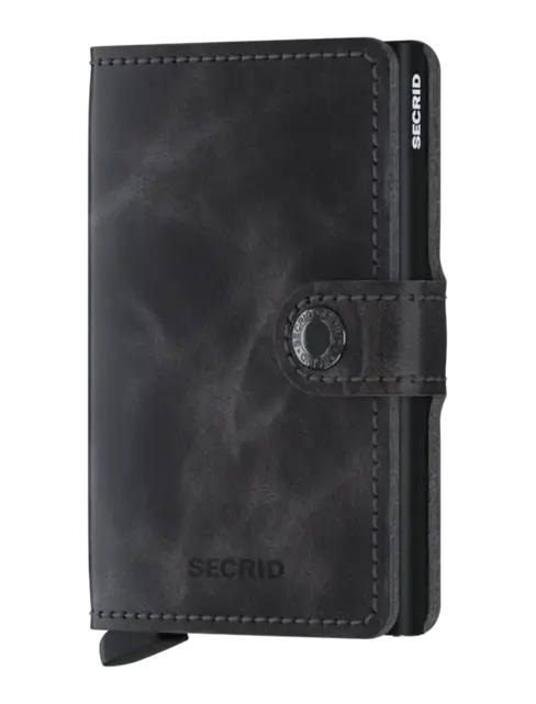SECRID - Miniwallet - Vintage Grey - Black SECRID - Miniwallet - Vintage Grey - Black