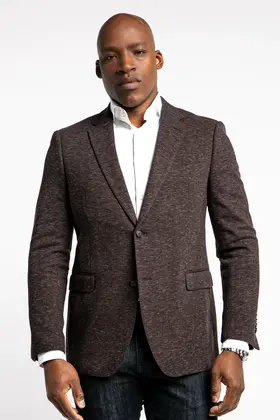 7 Downie St. Knit Sport Coat - Hart - Burgundy