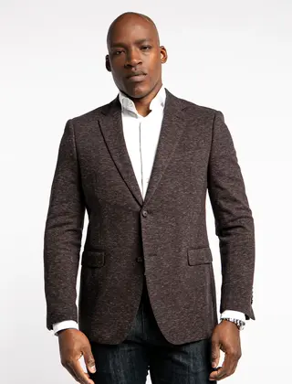 7 Downie St. Knit Sport Coat - Hart - Burgundy