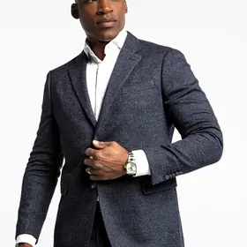 7 Downie St. Wool Blend Sport Coat - Axl - Navy