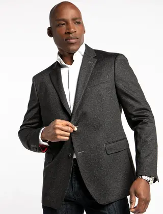 7 Downie St. Knit Sport Coat - Olympus - Dark Grey
