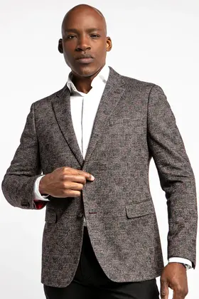 7 Downie St. Wool Blend Glen Plaid Sport Coat - Theo